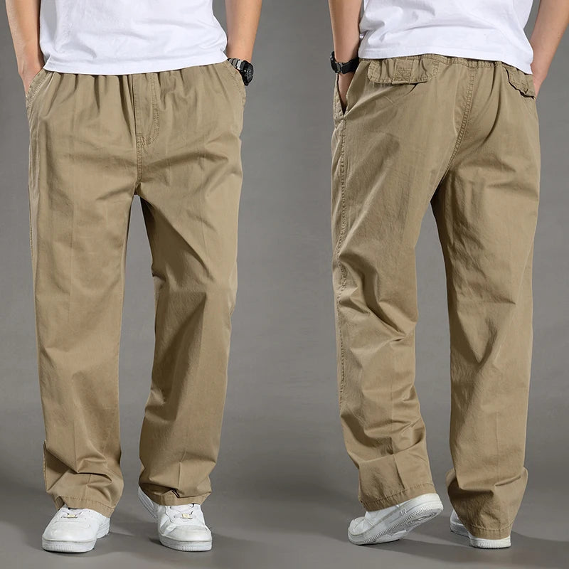 Pantalón para hombre con corte relajado y tejido suave