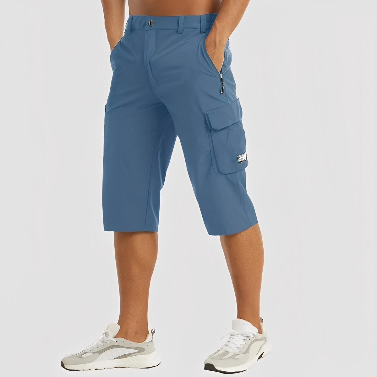 Pantalones cargo elásticos para hombre