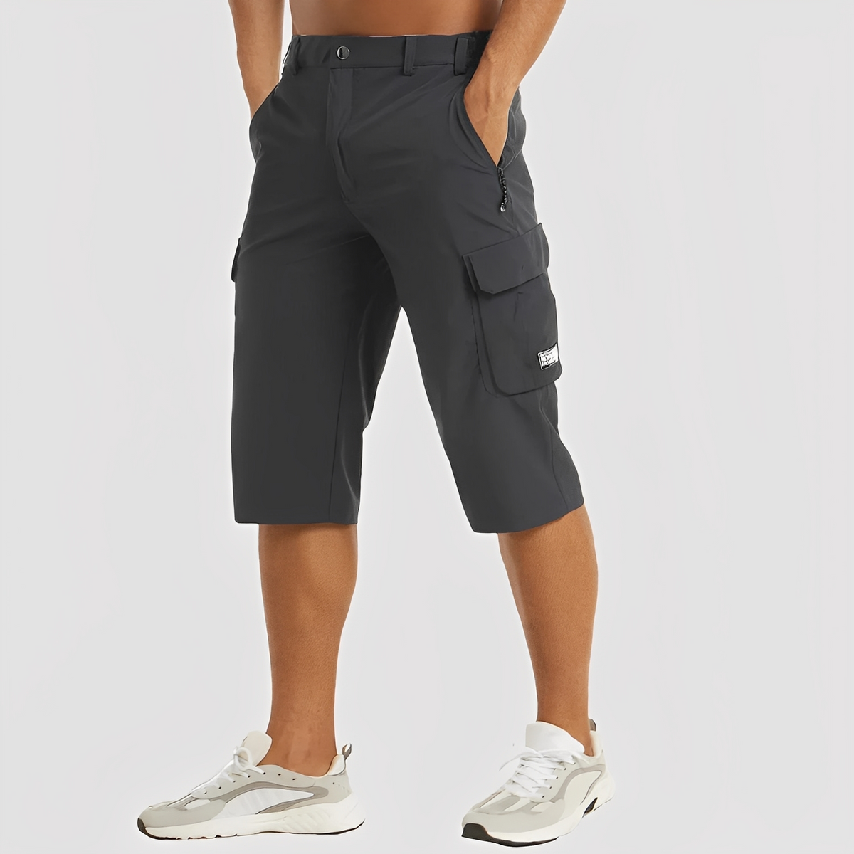 Pantalones cargo elásticos para hombre