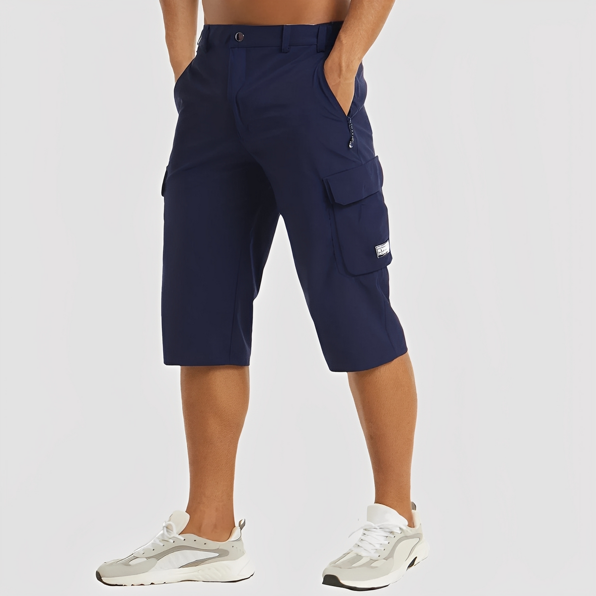 Pantalones cargo elásticos para hombre