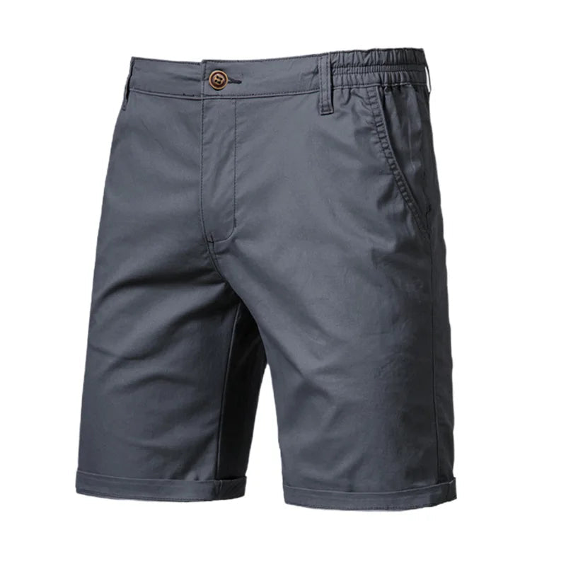 Pantalones cortos casuales para hombre con cintura elástica