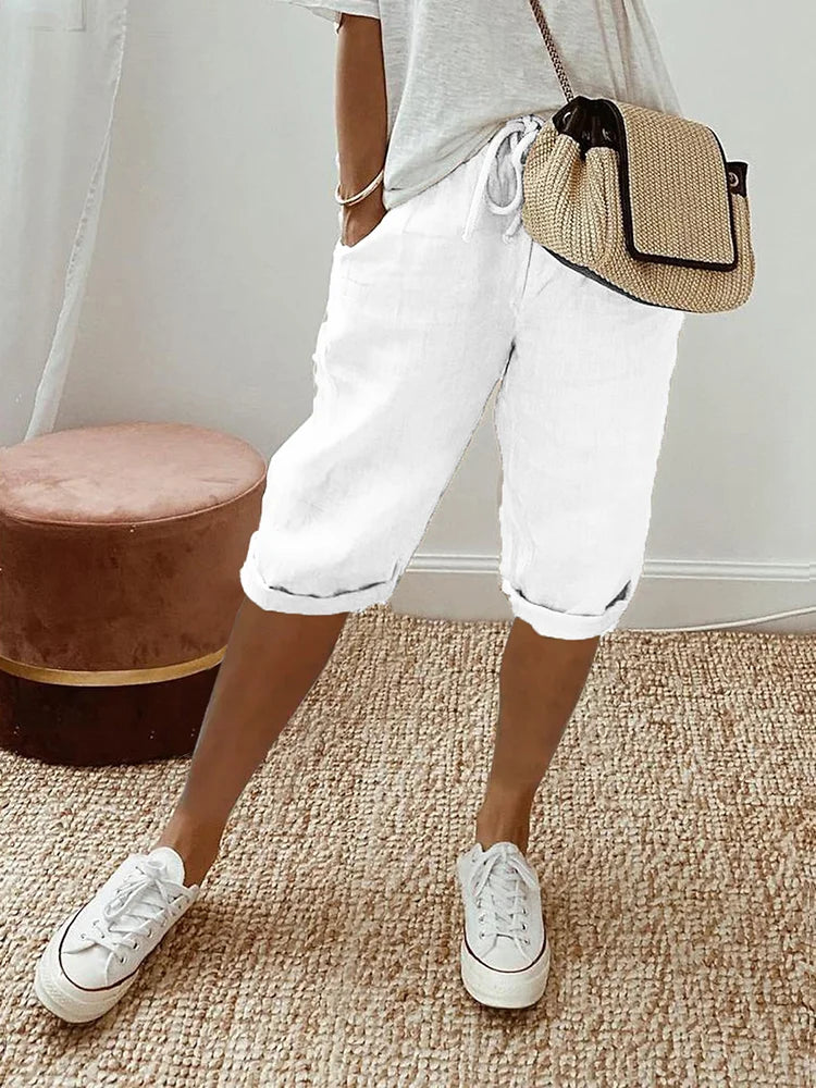Pantalones cortos de tela