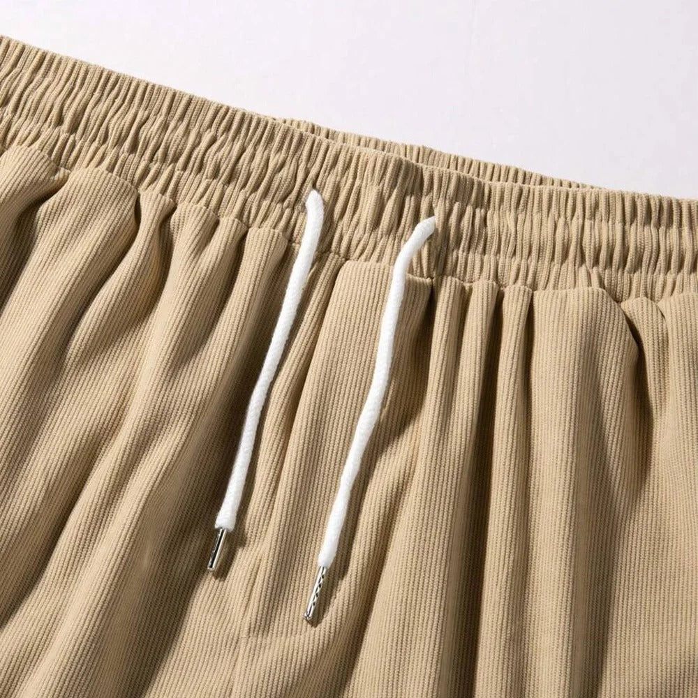 Pantalones cortos para hombre - Estructura suave - Corte holgado