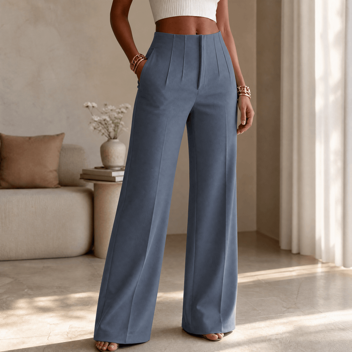 Pantalones de vestir con pinzas