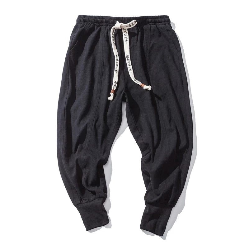 Pantalones harem cómodos para hombre