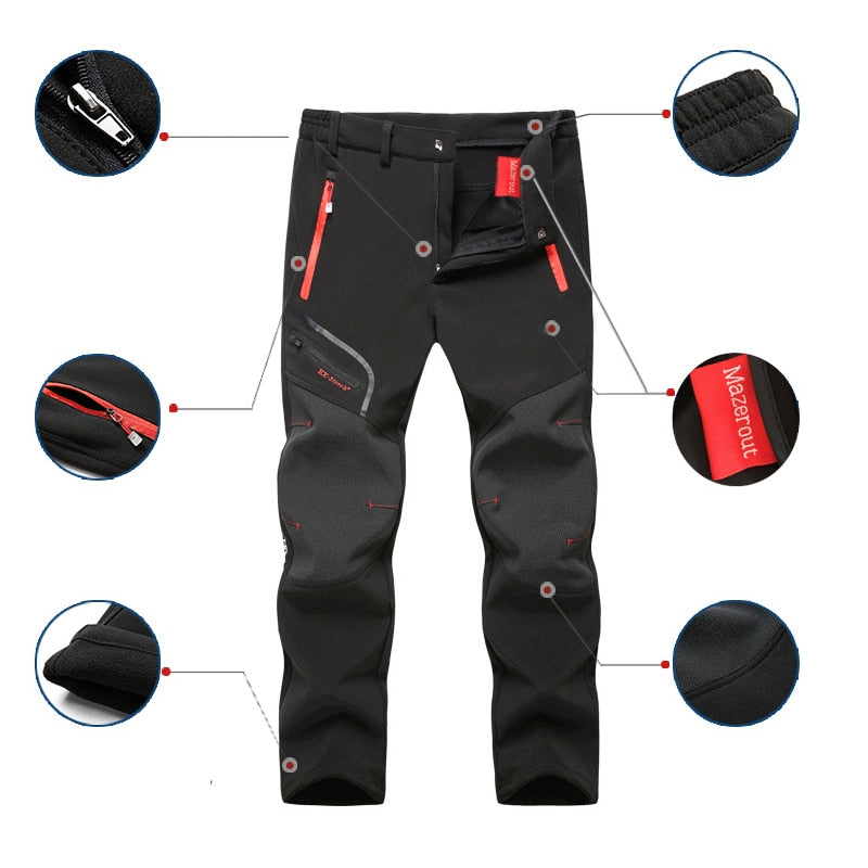 Pantalones outdoor impermeables de secado rápido