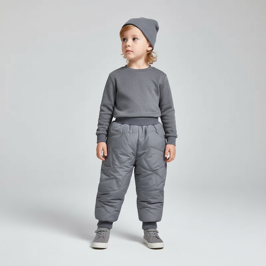 Pantalones térmicos acolchados para niños