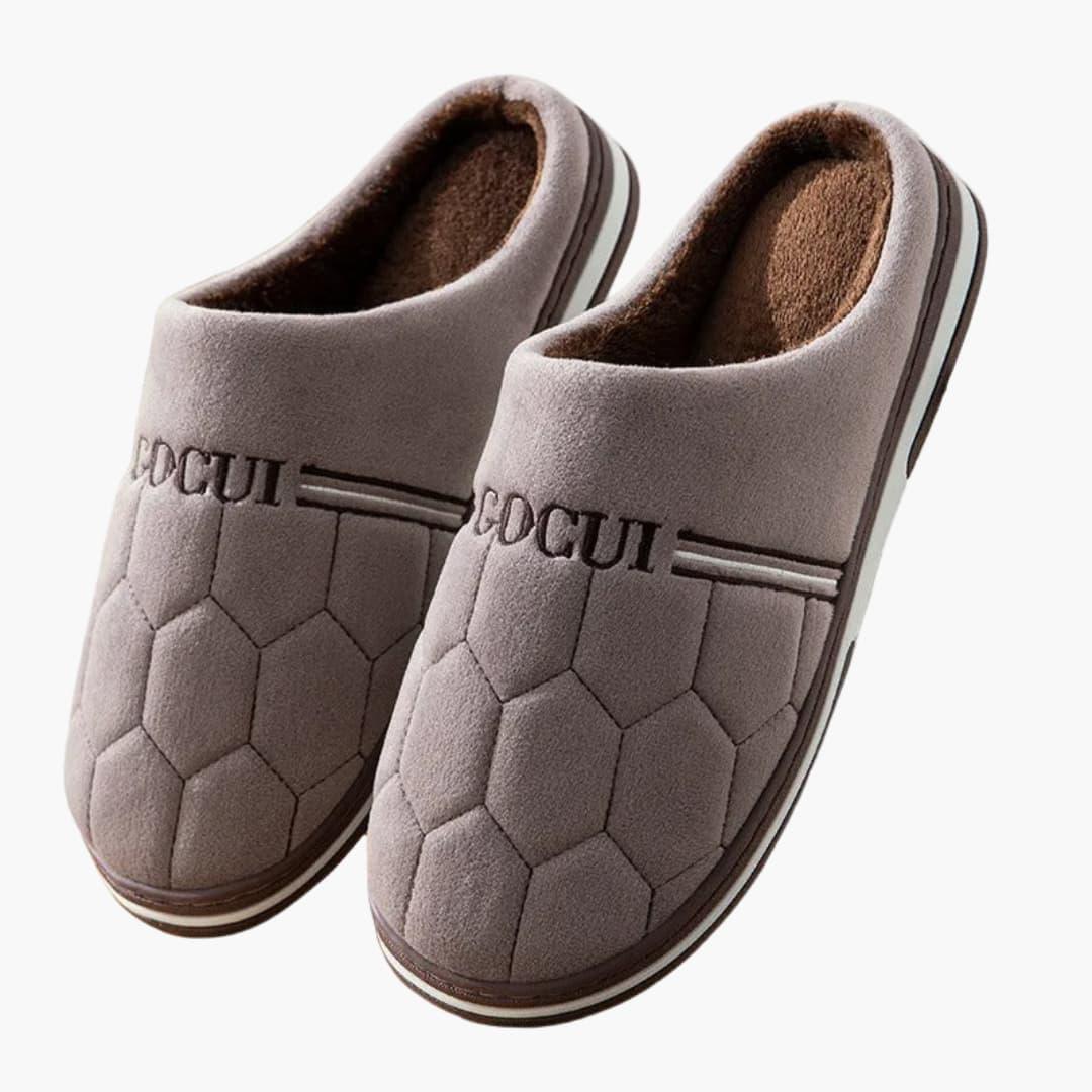 Pantuflas de casa para hombre con punta cerrada e interior acolchado