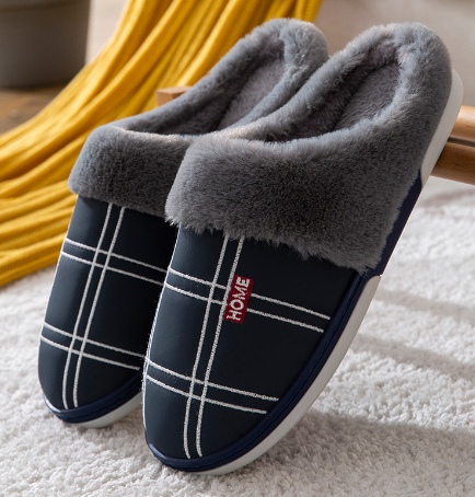 Pantuflas de hombre cálidas y elegantes