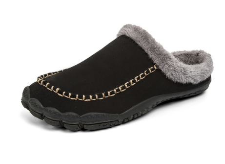 Pantuflas de lujo con forro cálido para hombre