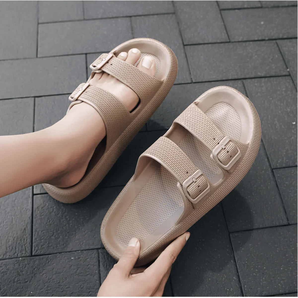 Pantuflas de pala ultrasuaves, ajustables y cómodas