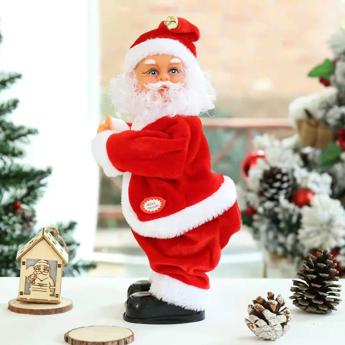 Papá Noel que canta y baila