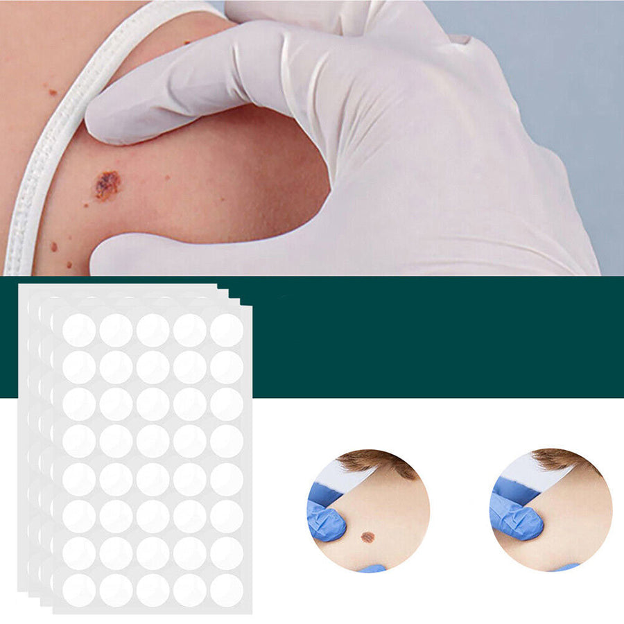 Parches Eliminadores de Verrugas y Acrocordones con Tecnología Hidrocoloide | Indoloros y Discretos | Para Todo Tipo de Piel | 120 Unidades