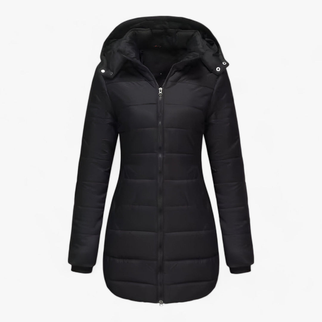 Parka larga aislada para mujer