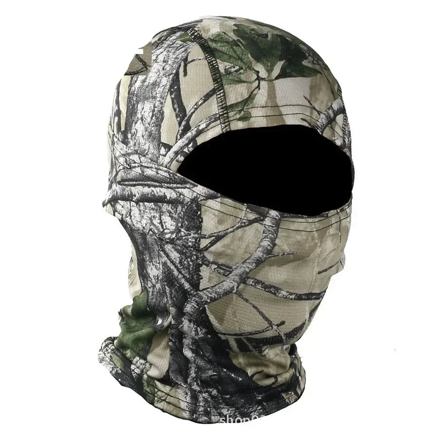 Pasamontañas táctico para todas las estaciones máscara facial militar de camuflaje