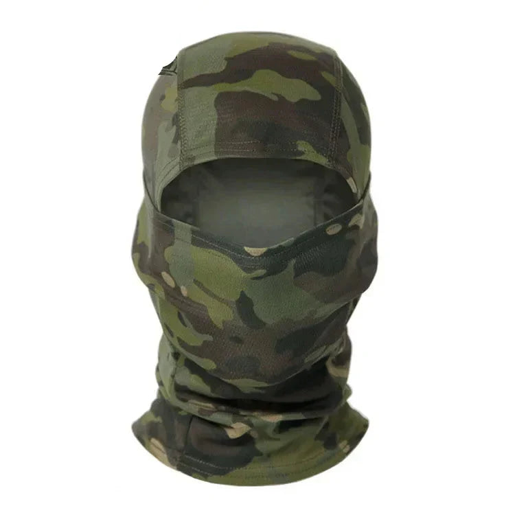 Pasamontañas táctico para todas las estaciones máscara facial militar de camuflaje