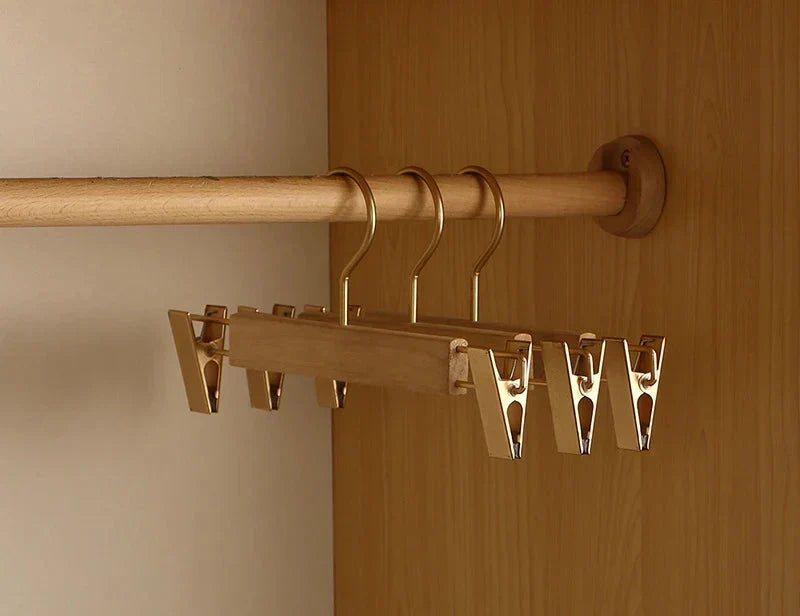Perchas de Madera de Alcanfor para Trajes y Abrigos con Hombro Ancho (Set de 2)