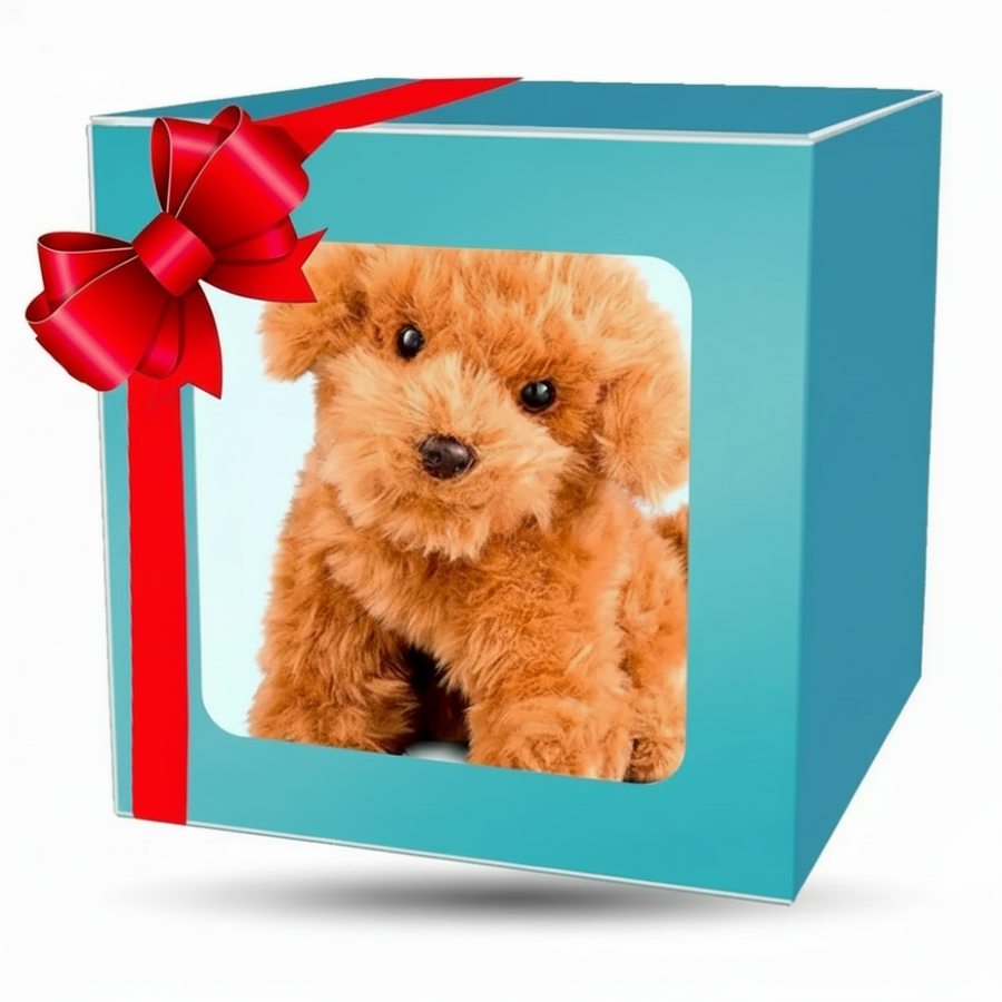 Perro de peluche interactivo y realista con movimiento suave - Juguete