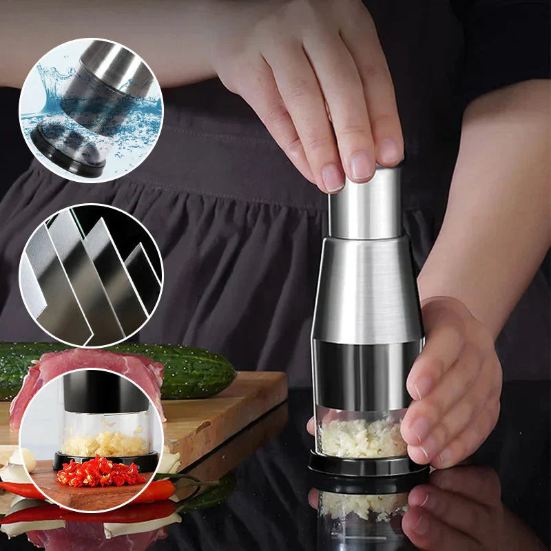 Picador de ajo de diseño práctico: comodidad y rapidez en la preparación de alimentos