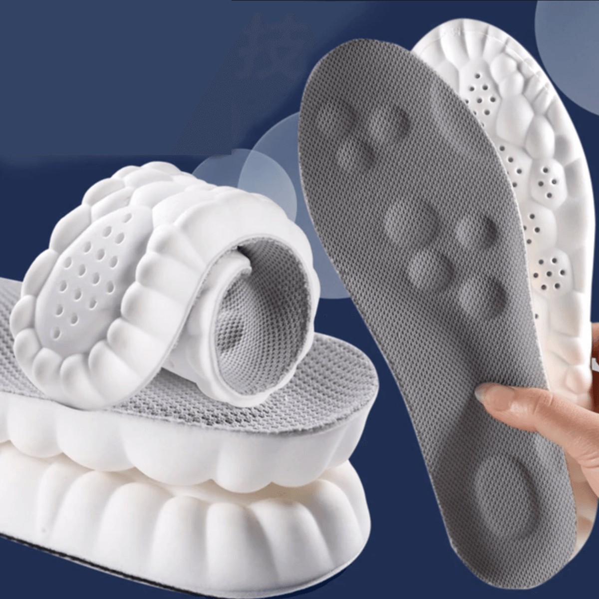 Plantillas Ergonómicas Amortiguadoras para Zapatillas de Running