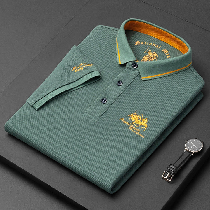 Polo Camiseta | Emblema de Lujo | Moda Hombre