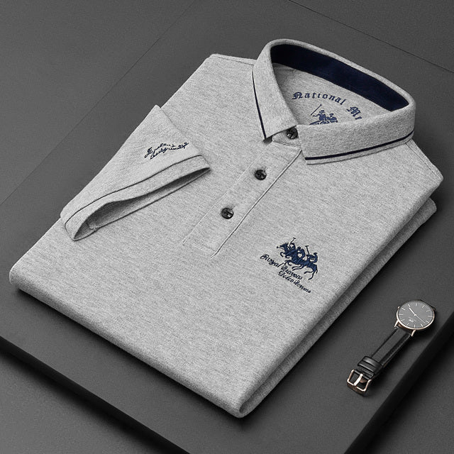 Polo Camiseta | Emblema de Lujo | Moda Hombre
