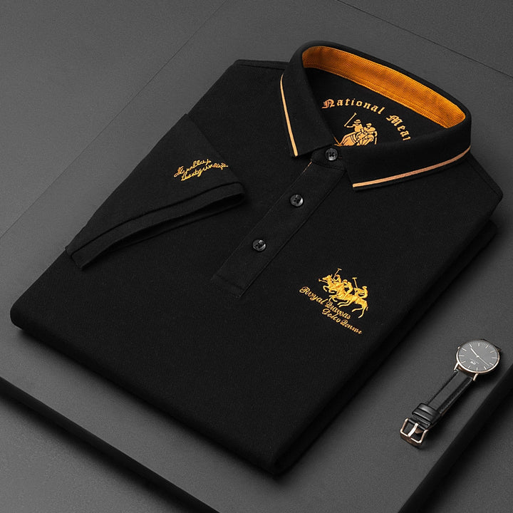 Polo Camiseta | Emblema de Lujo | Moda Hombre