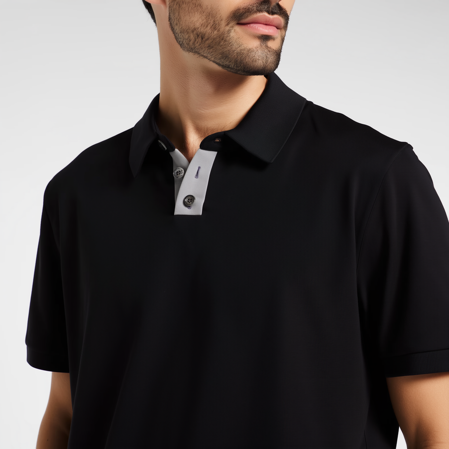 Polo de hombre de poliéster y elastano | Transpirable con protección UPF 50