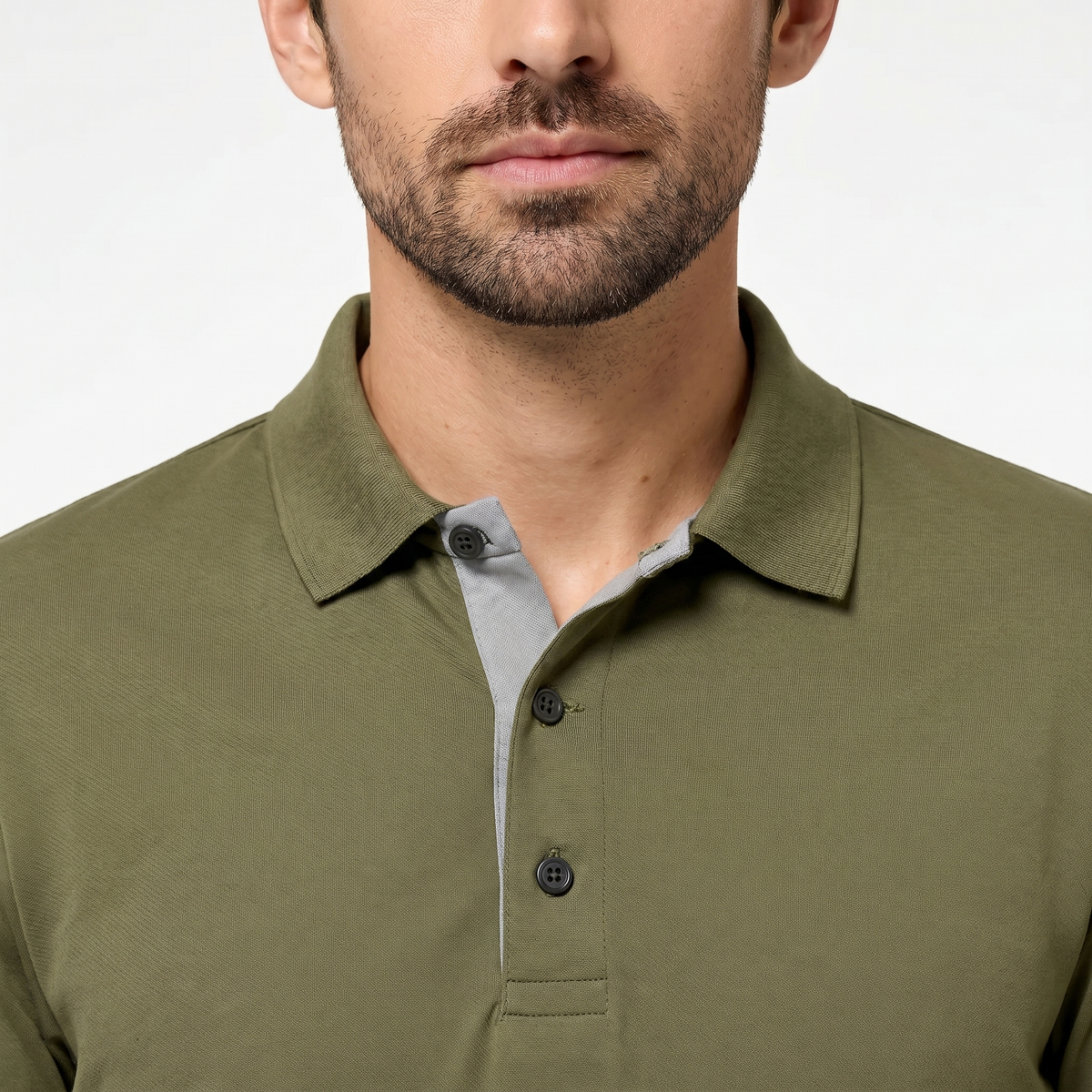 Polo de hombre de poliéster y elastano | Transpirable con protección UPF 50
