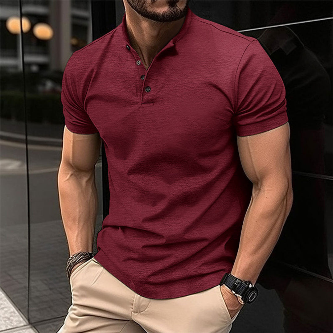 Polo Henley para hombre