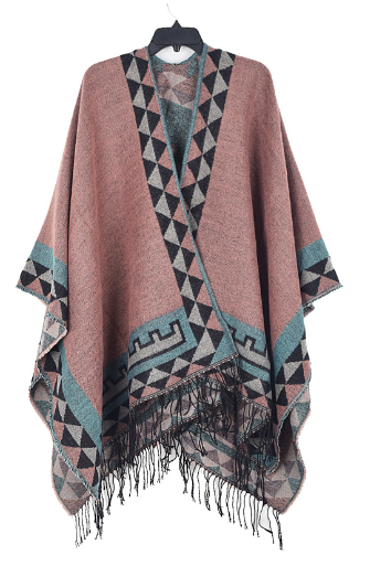 Poncho de punto | Elegante y cálido
