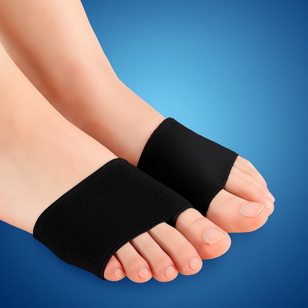 Protección para el antepié con almohadilla de gel de silicona - Absorbe los impactos en el pie - Alivio del dolor para la metatarsalgia - Confort diario