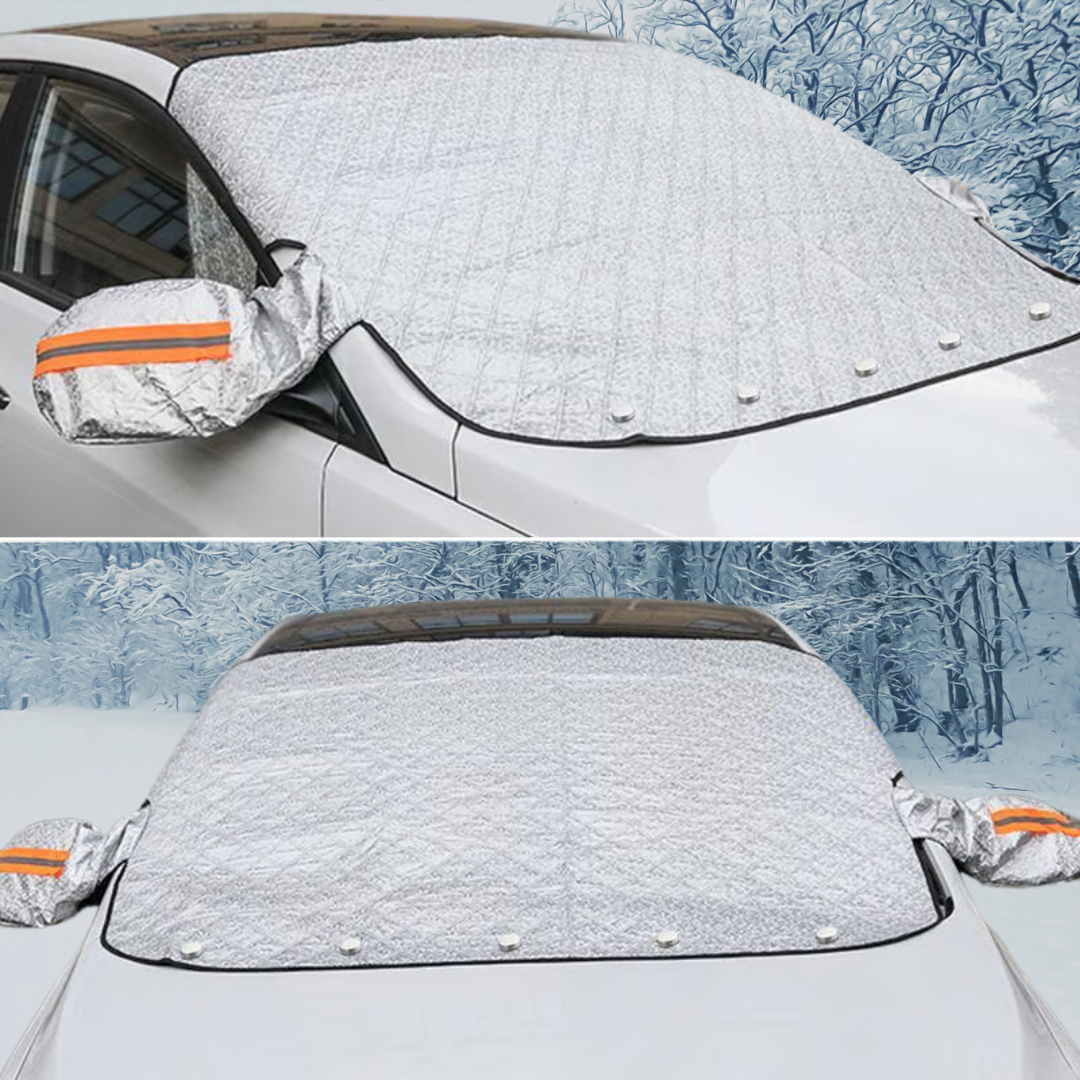 Protector magnético de invierno para parabrisas y espejos retrovisores