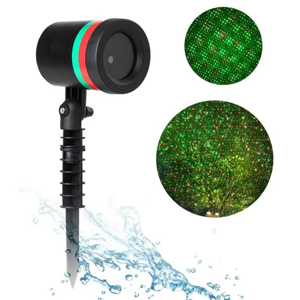 Proyector de luz láser lluvia de estrellas
