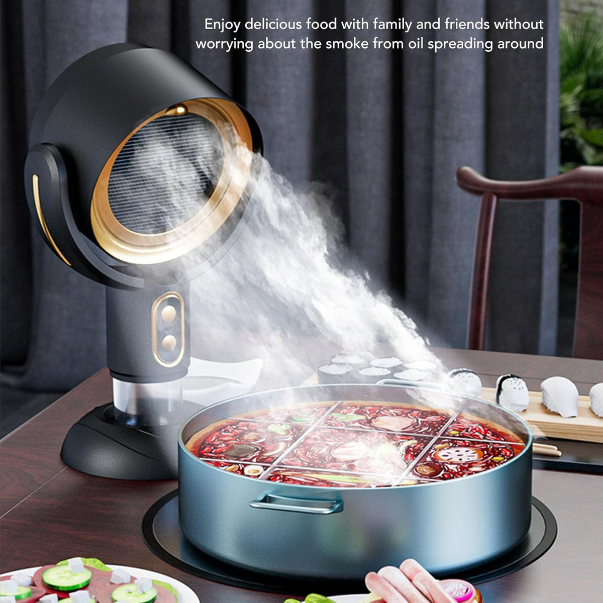 Purificador de aire: neutralizador compacto de humo y olores para un aire interior limpio