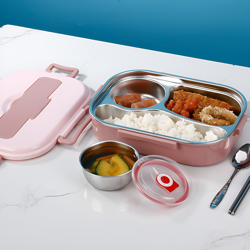 Recipiente térmico para comida de acero inoxidable