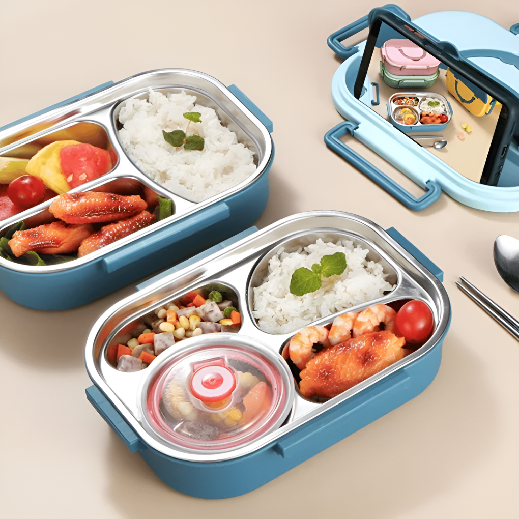 Recipiente térmico para comida de acero inoxidable