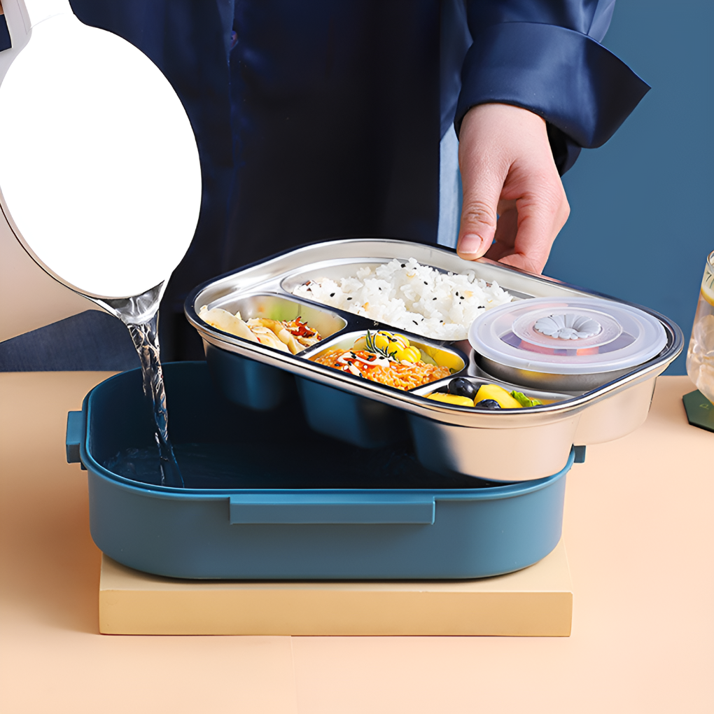 Recipiente térmico para comida de acero inoxidable