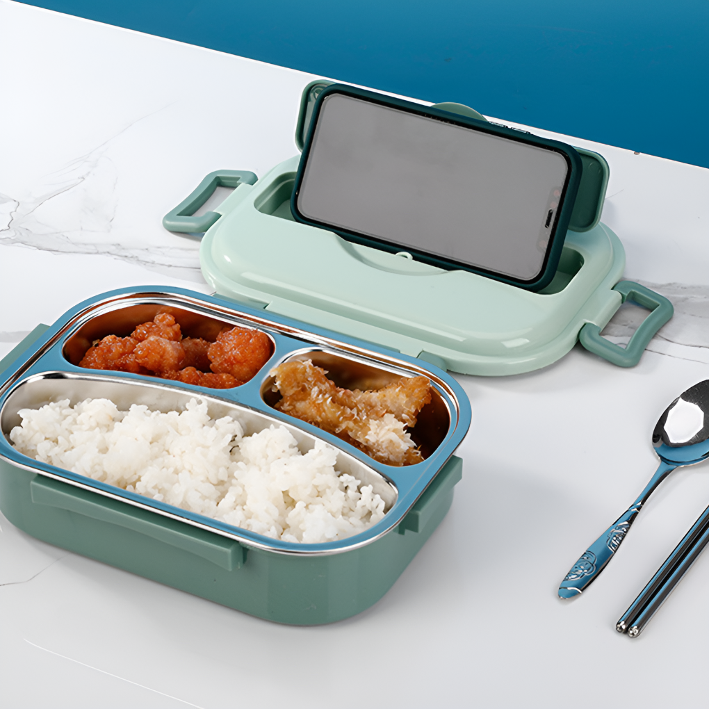 Recipiente térmico para comida de acero inoxidable