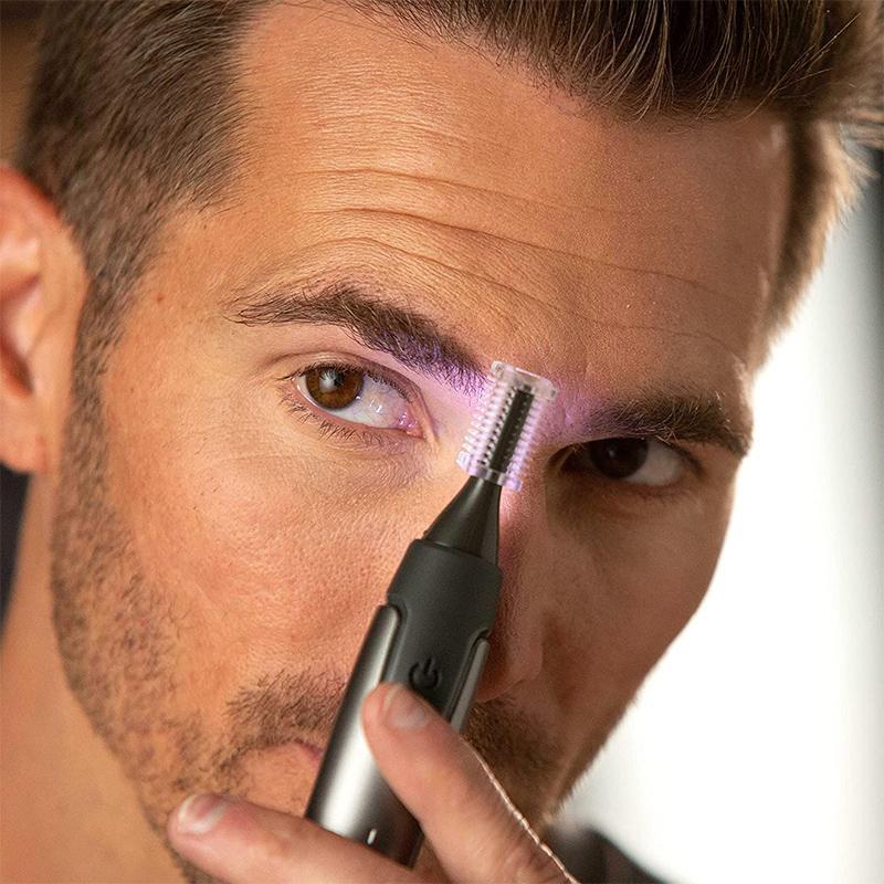 Recortadora de precisión ultrafina – Cuidado personal profesional para barba, nariz y cejas