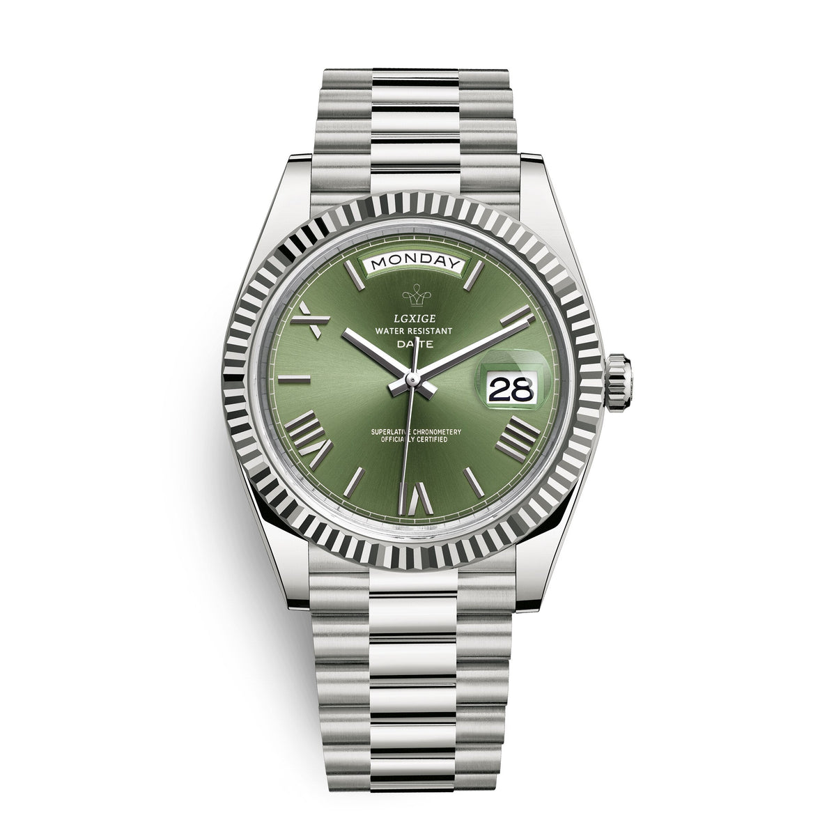 Reloj automático para hombre con indicador de día y fecha – Atemporal y elegante