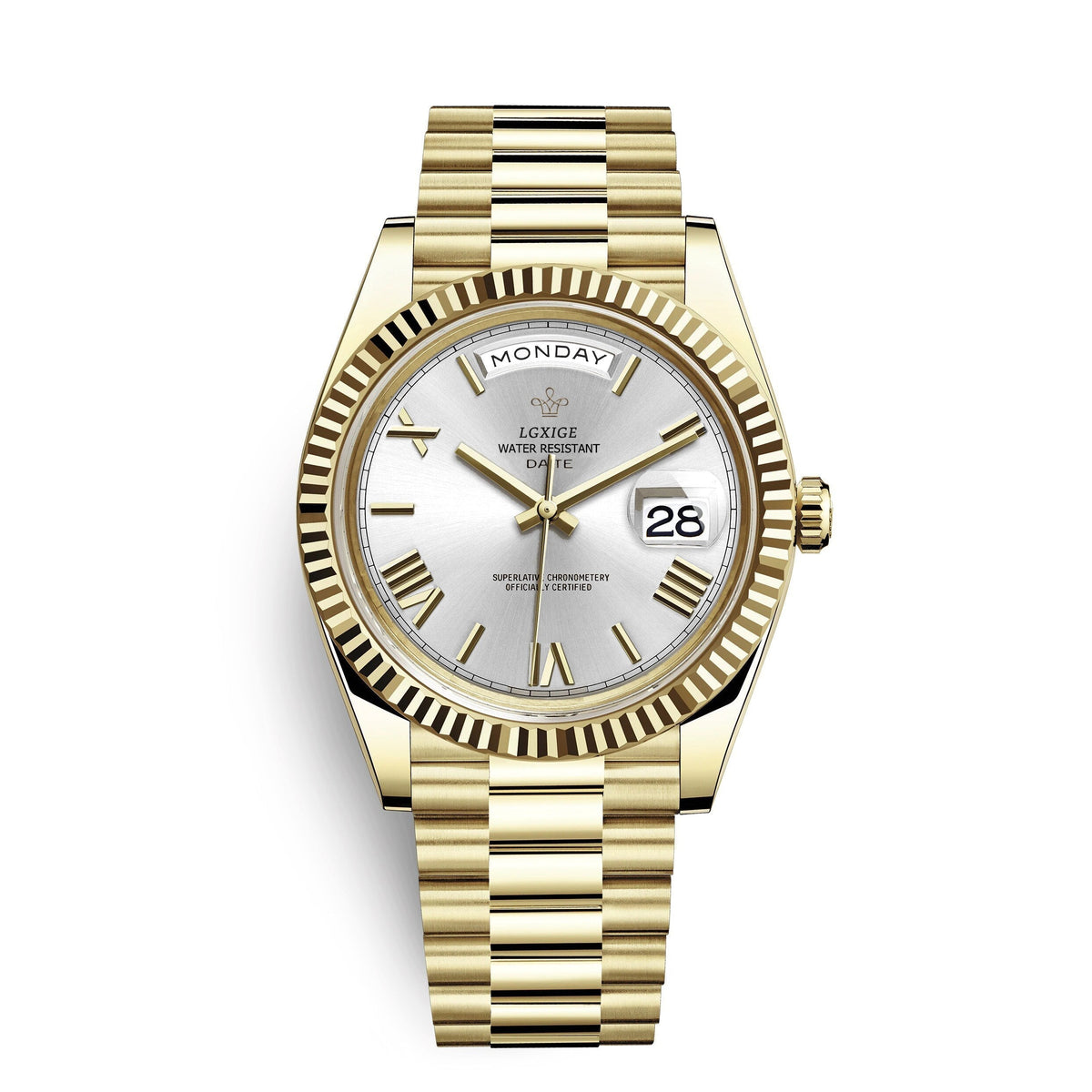 Reloj automático para hombre con indicador de día y fecha – Atemporal y elegante