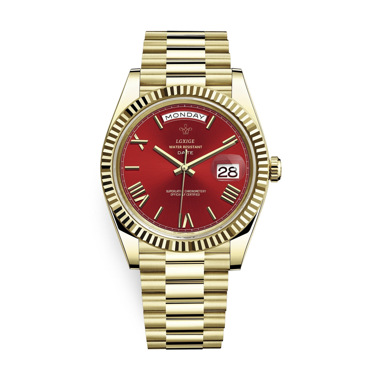 Reloj automático para hombre con indicador de día y fecha – Atemporal y elegante