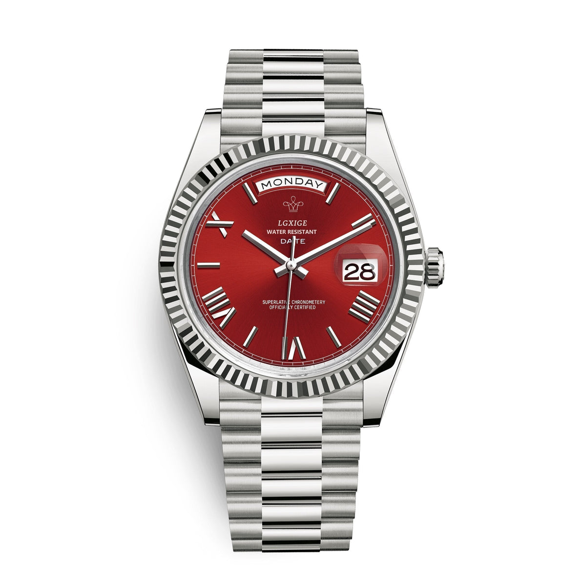 Reloj automático para hombre con indicador de día y fecha – Atemporal y elegante