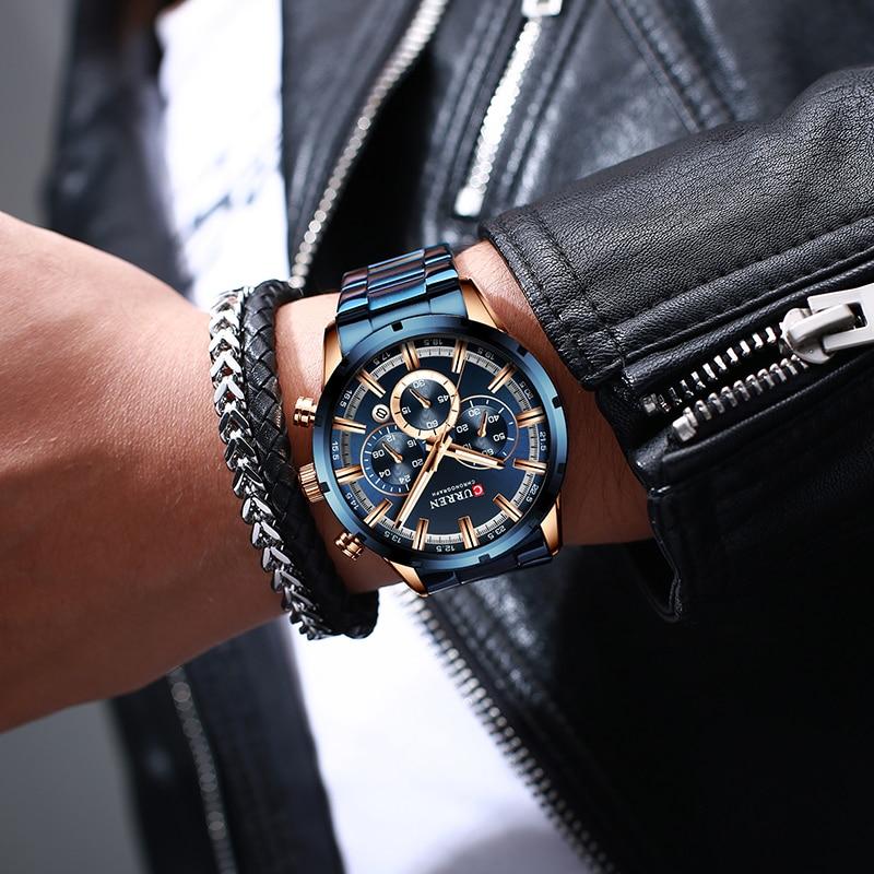 Reloj cronógrafo de estilo ejecutivo