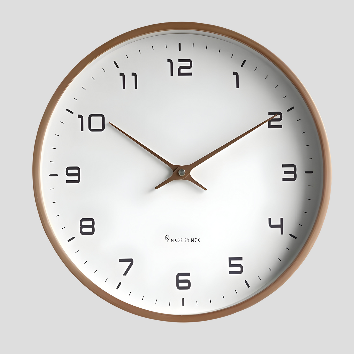 Reloj de Pared Silencioso de Madera | Diseño Moderno Redondo