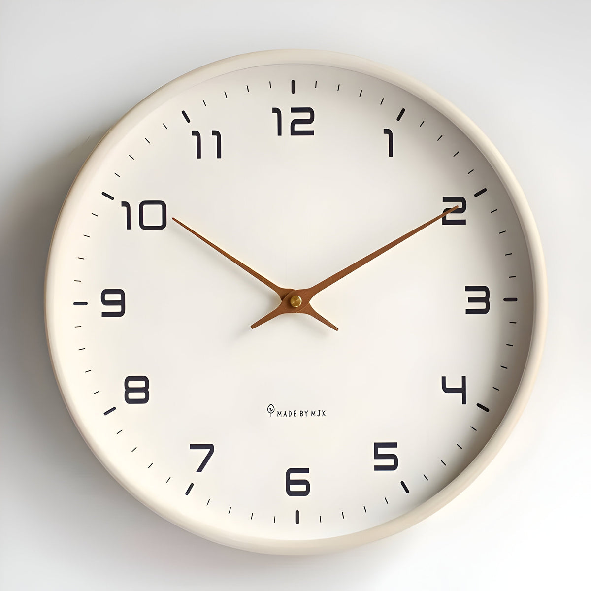 Reloj de Pared Silencioso de Madera | Diseño Moderno Redondo