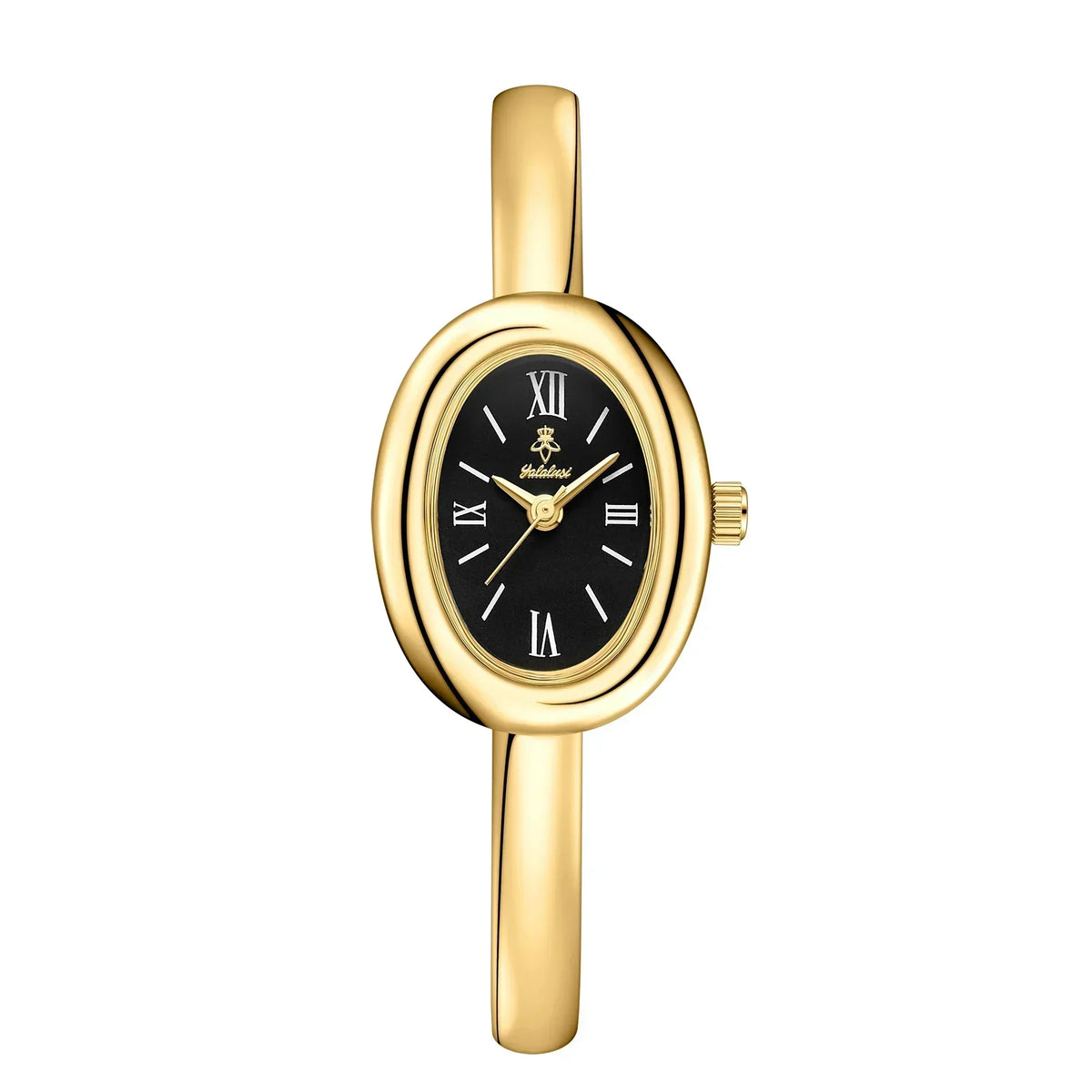 Reloj elegante ovalado con pulsera de malla: Moderno y clásico