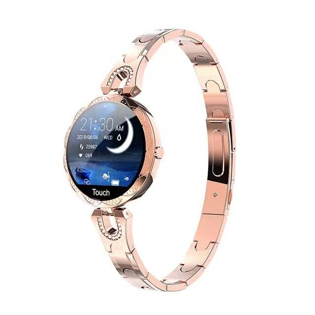 Reloj inteligente de fitness resistente al agua para mujer