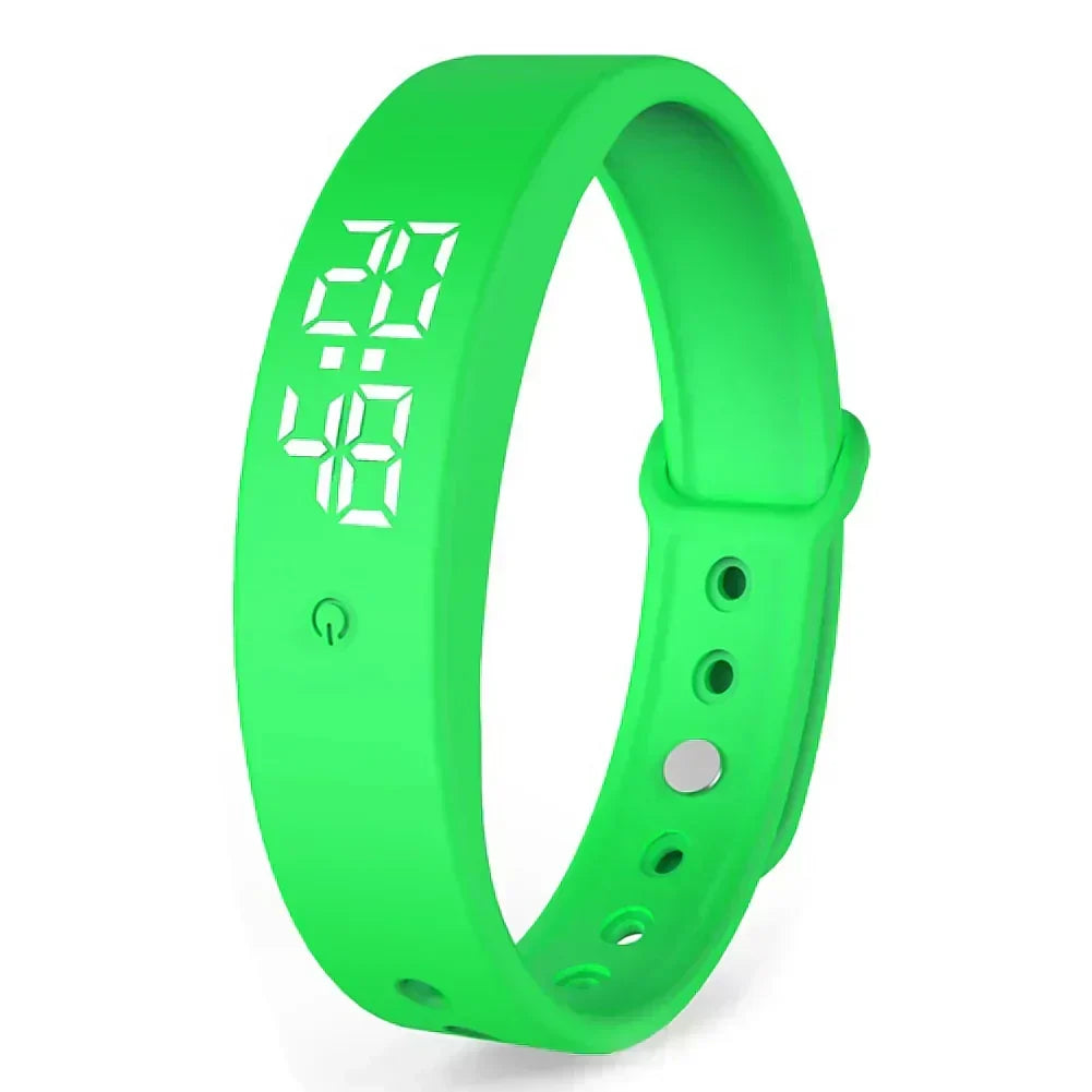 Reloj inteligente resistente al agua con alarma por vibración